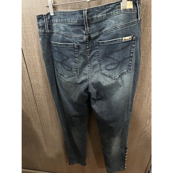 Seven 7 jeans demon size 12 mid Rise Skinny - Picture 7 of 14